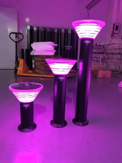 Luz para quintal externo IP65 à prova d'água 10W poste de amarração para decoração de jardim LED lâmpada solar de jardim