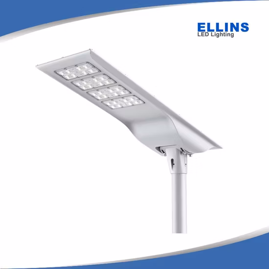 Iluminação externa energia solar jardim gramado lâmpada MPPT integrado luz de rua LED movida a energia solar